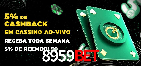 Promoções do cassino ao Vivo 8959BET